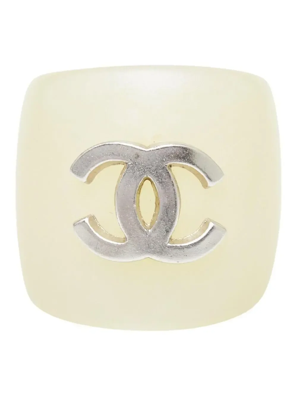 Chanel Cc Logo Ring Sterling Silver #266481C45B